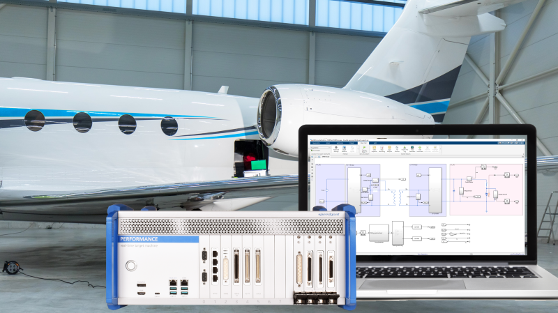 AEROMECHS - Controller HIL Testing of Dual Active Bridge (DAB) Converter at 400 kHz
