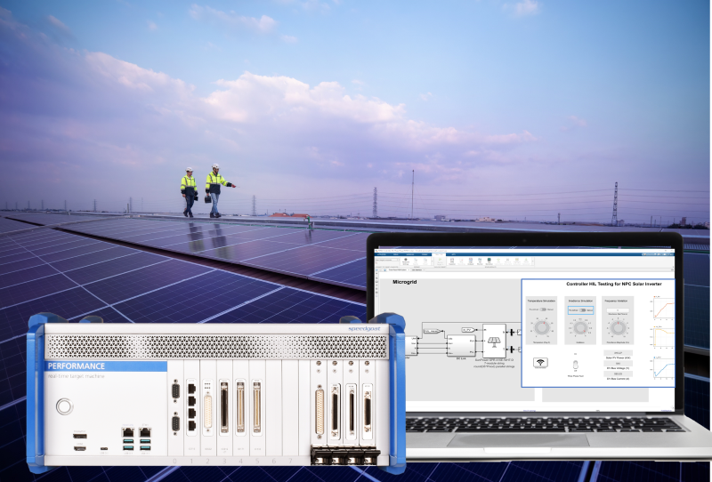 Reference Example | Controller Hardware-in-the-Loop Testing for NPC Solar Inverters
