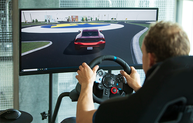 Real-Time Driver-in-the-Loop Reference Example